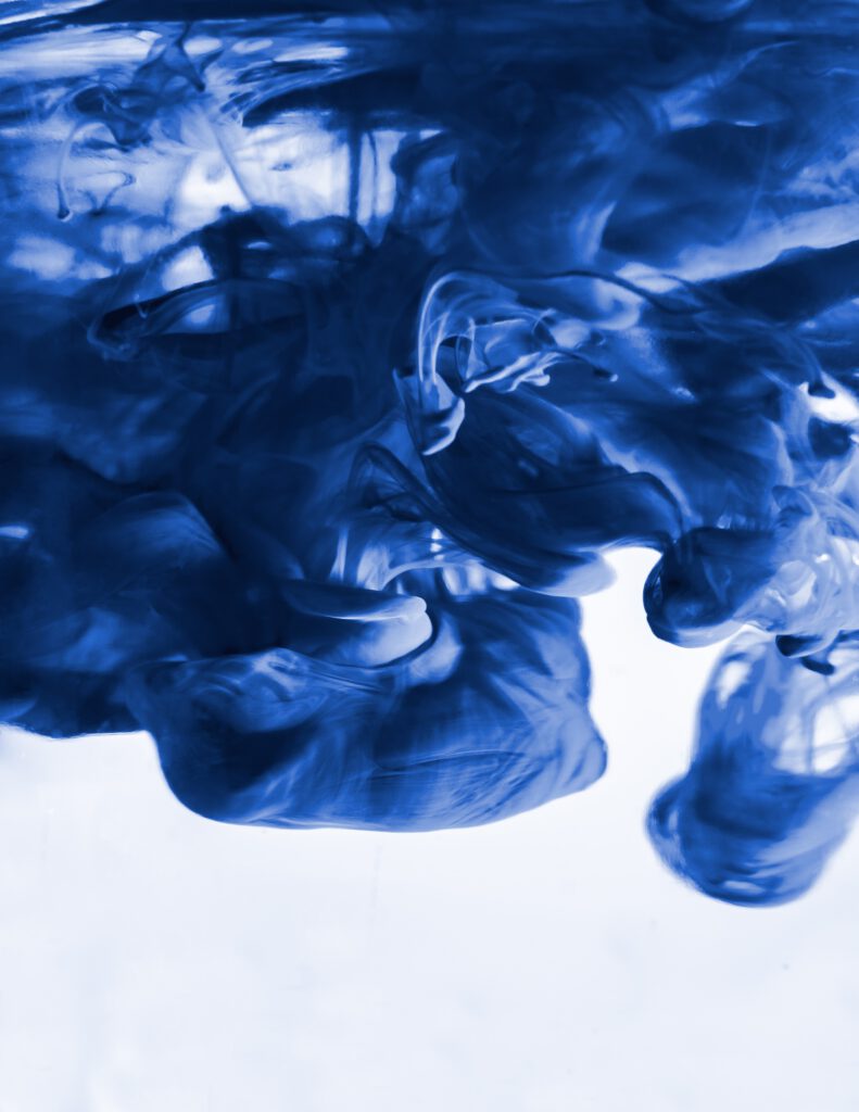 Blue Ink Drop